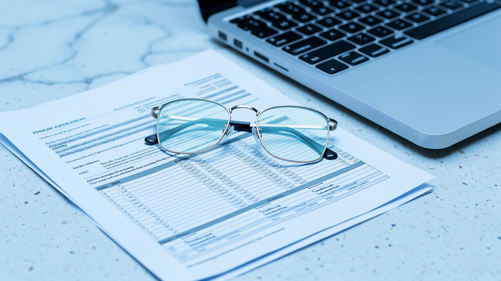 Professional analytical workspace